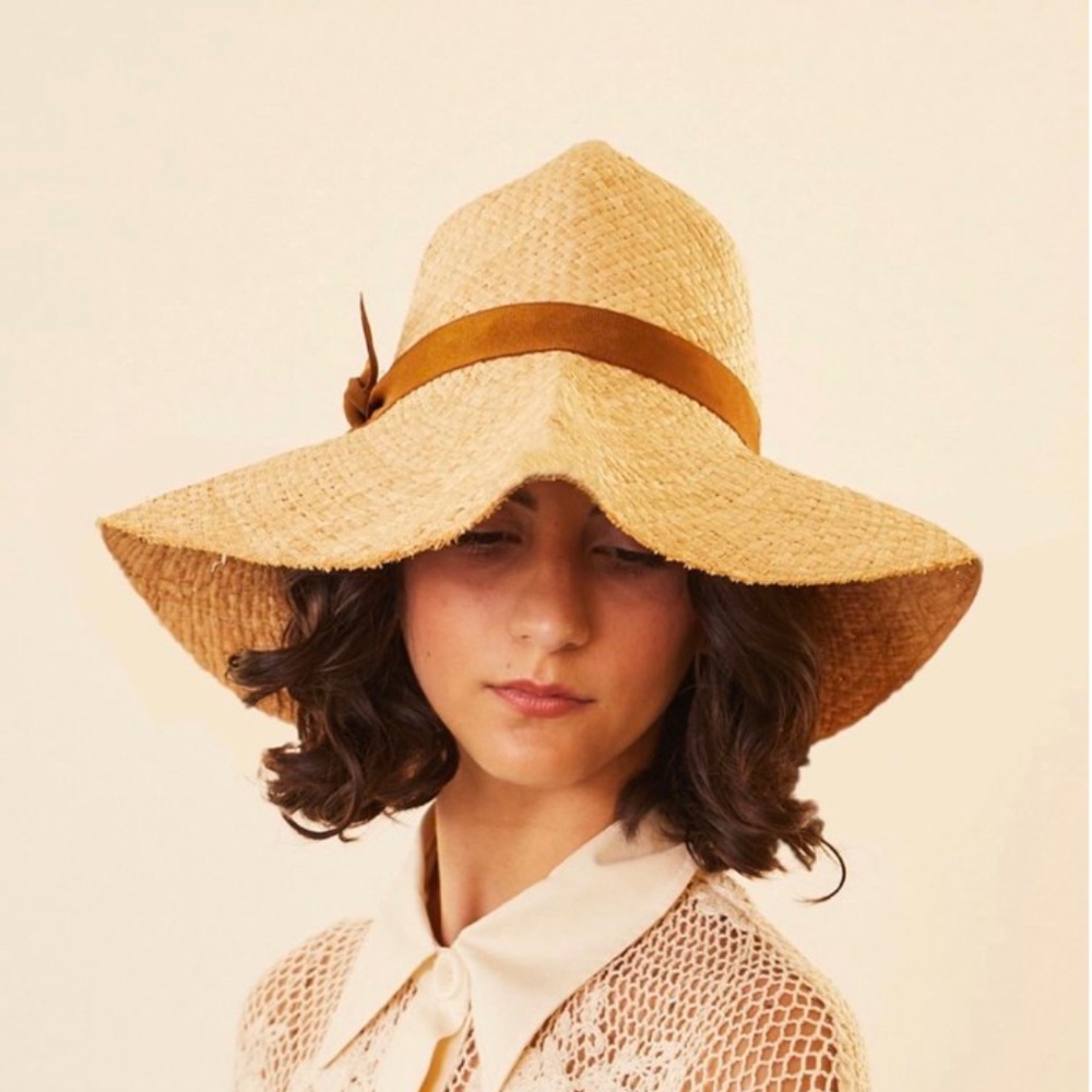 Lola's Hats, 100% rafia, foldable for travel. Handmade in Brooklyn